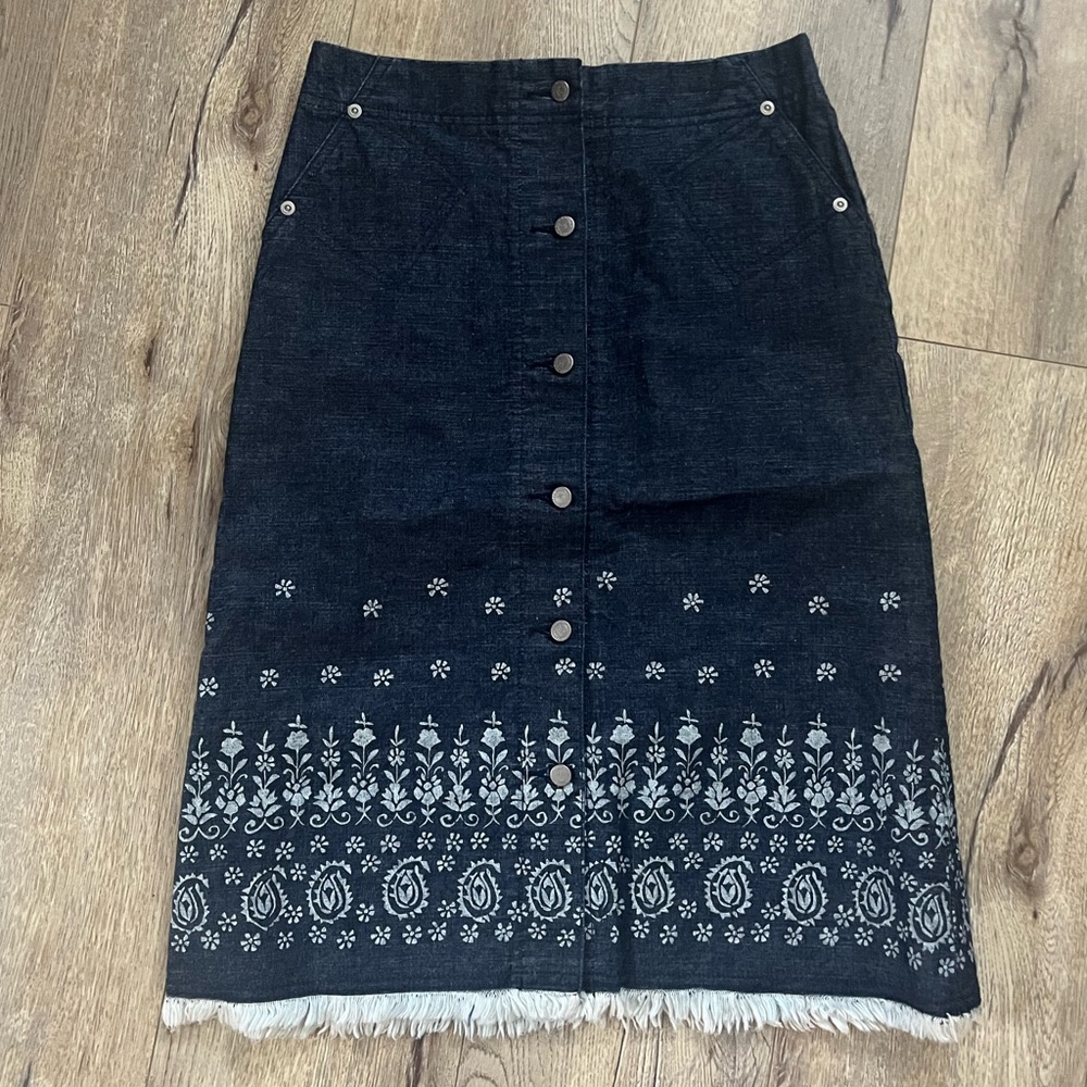 Burberry London Blue Label Jean Skirt